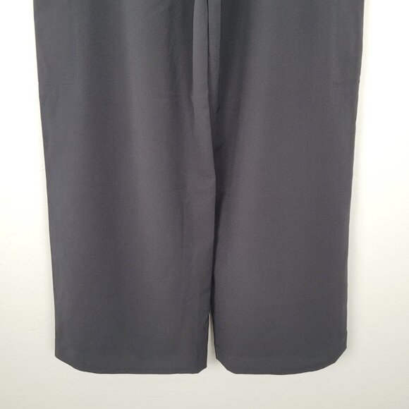 Athleta Promenade High Rise Cargo Pant Relaxed Wide Leg Pants Black Size L - Picture 8 of 14